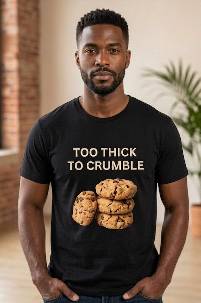 Unisex 'Too Thick To Crumble' cookie tee